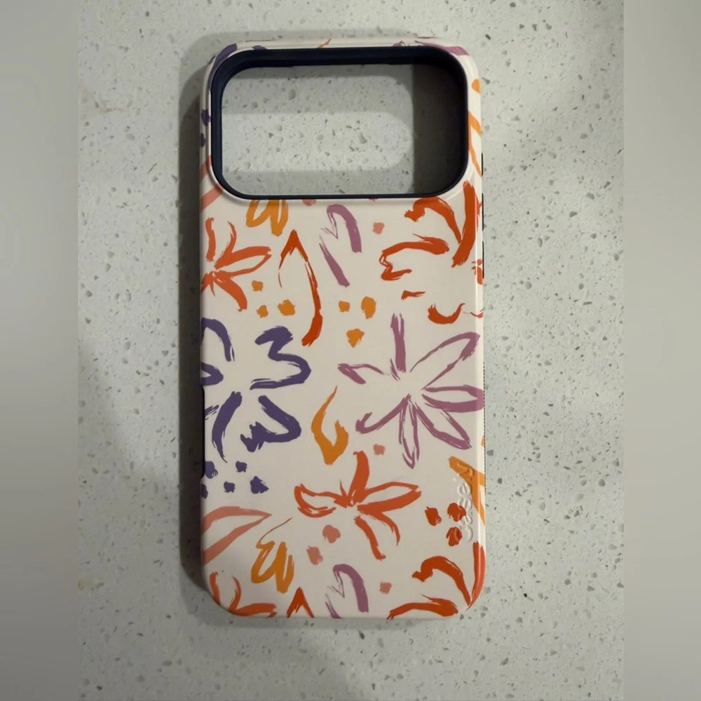 Floral Sketch Protective Phone Case - Multicolor